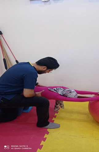 تمرین شروت دمر با استفاده از توپ